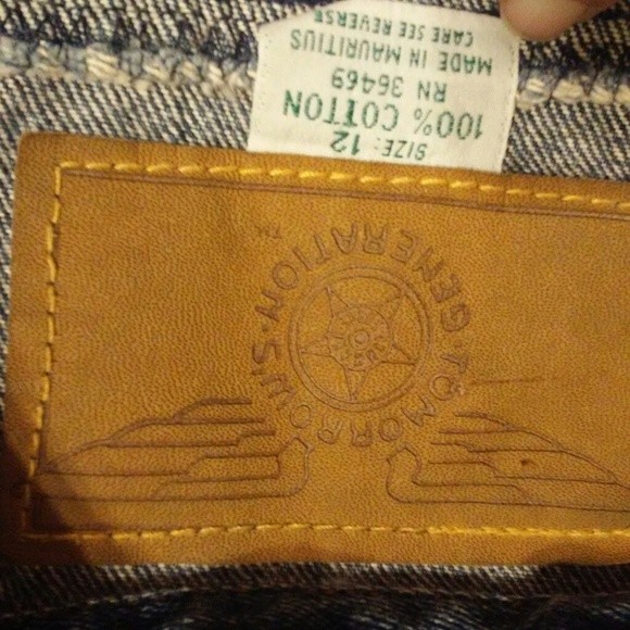 Vintage Tomorrow's Generation Kids Denim Animal Farm Patch Jacket Size 12 Unisex - Picture 8 of 8